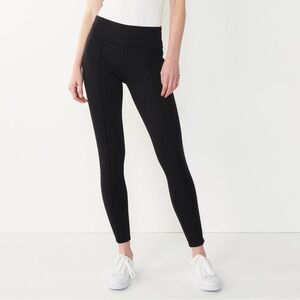 Nine West Seamed Tummy-Control Ponte Leggings